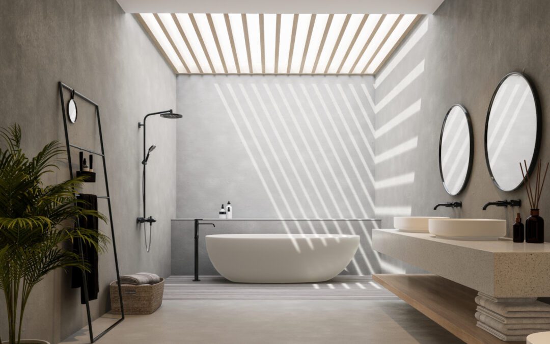 Mikrocement w łazience: elegancja, wodoodporność i łatwość utrzymania