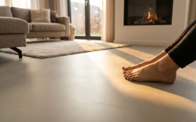 Mikrocement a ogrzewanie podłogowe – duet idealny czy ryzykowny? Wszystko, co musisz wiedzieć przed decyzją.