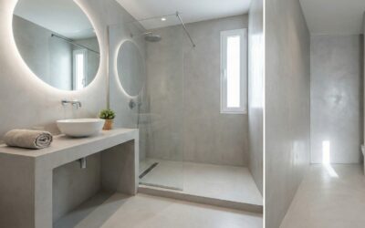 Mała łazienka w bloku: Jak mikrocement optycznie powiększa przestrzeń? 5 sprawdzonych trików