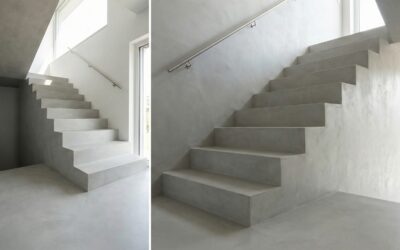 Schody z mikrocementu: Architektoniczna rzeźba w Twoim domu. Dlaczego warto wybrać to rozwiązanie zamiast drewna lub płytek?